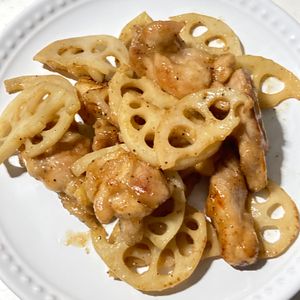 すみれの作ってみた!投稿(特製うまだれ♡鶏れんこん【#作り置き#冷凍保存#やみつき】)
