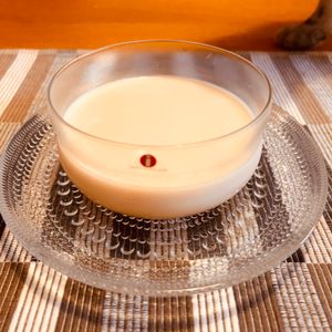 puricoの作ってみた!投稿(容器で混ぜて冷やすだけ♪もっちりぷるん「きな粉ミルクぷりん」)