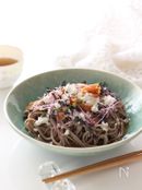 脱マンネリ♪梅カッテージチーズ蕎麦