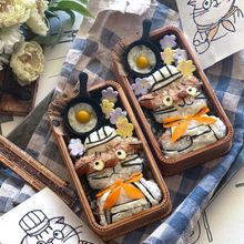 誕生『にゃでぃあ♪弁当』シェフ帽・エプロン重視の海苔弁