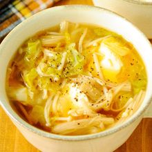 【12kgやせた管理栄養士考案】えのきと白菜の痩せスープ