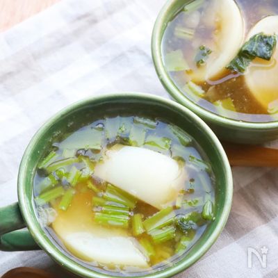 生姜香る♡カブのあったかとろみスープ