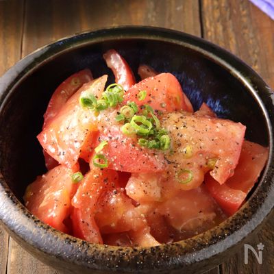 助かる一品♪和えるだけ5分のトマト冷菜