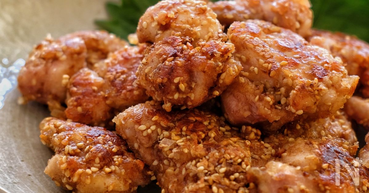 お酢でさっぱりやみつき！＊ごまおかかチキンさっぱりver.＊