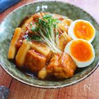 煮込み5分♪とろ〜り甘め♡大根と厚揚げの煮物