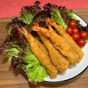 楽ラク手抜キッチン🐶🐾の作ってみた!投稿(まっすぐに揚がるエビフライの作り方【冷凍作り置き】)