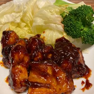 けいの作ってみた!投稿(ごはんがすすむ♩旨辛チキン)