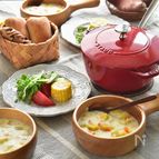 ホタテとさつまいものクラムチャウダー STAUBレシピ