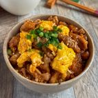 男子受け抜群♩てり玉豚丼