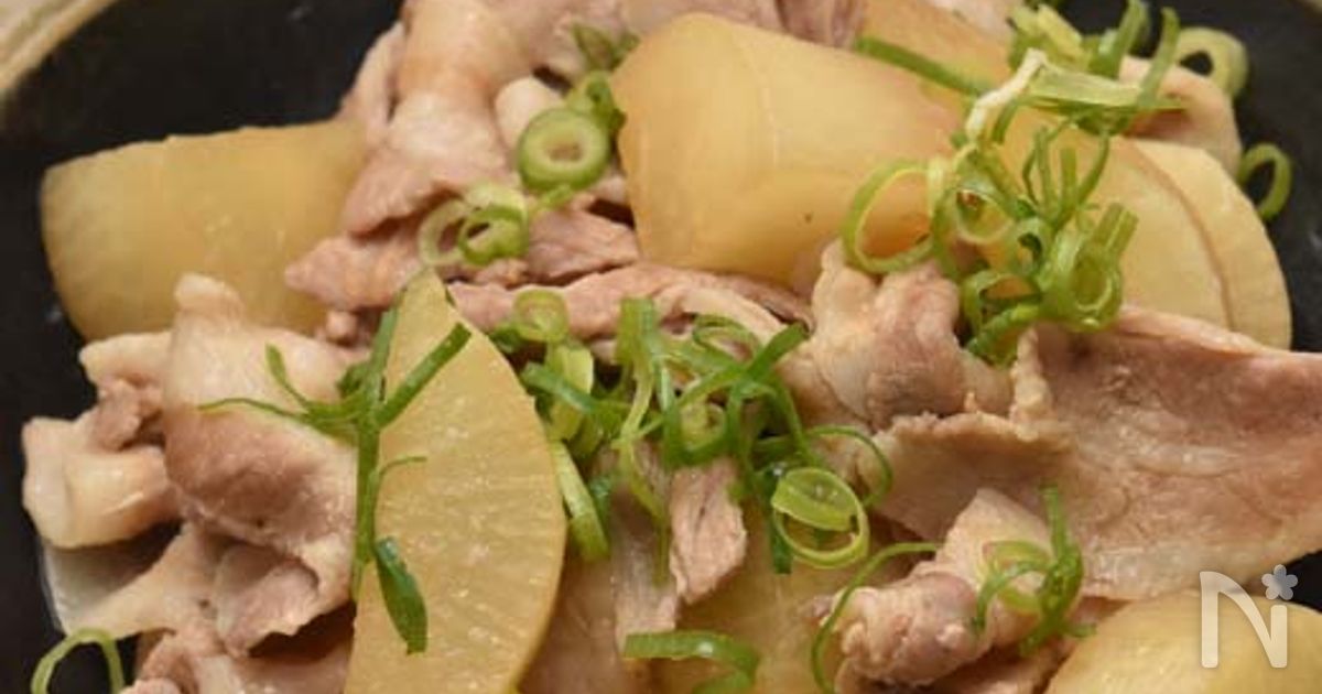 【サク飯】圧力鍋で時短簡単！豚バラ肉と大根の煮物