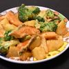 こざかなの作ってみた!投稿(鮭とポテトのマヨケチャ炒め)