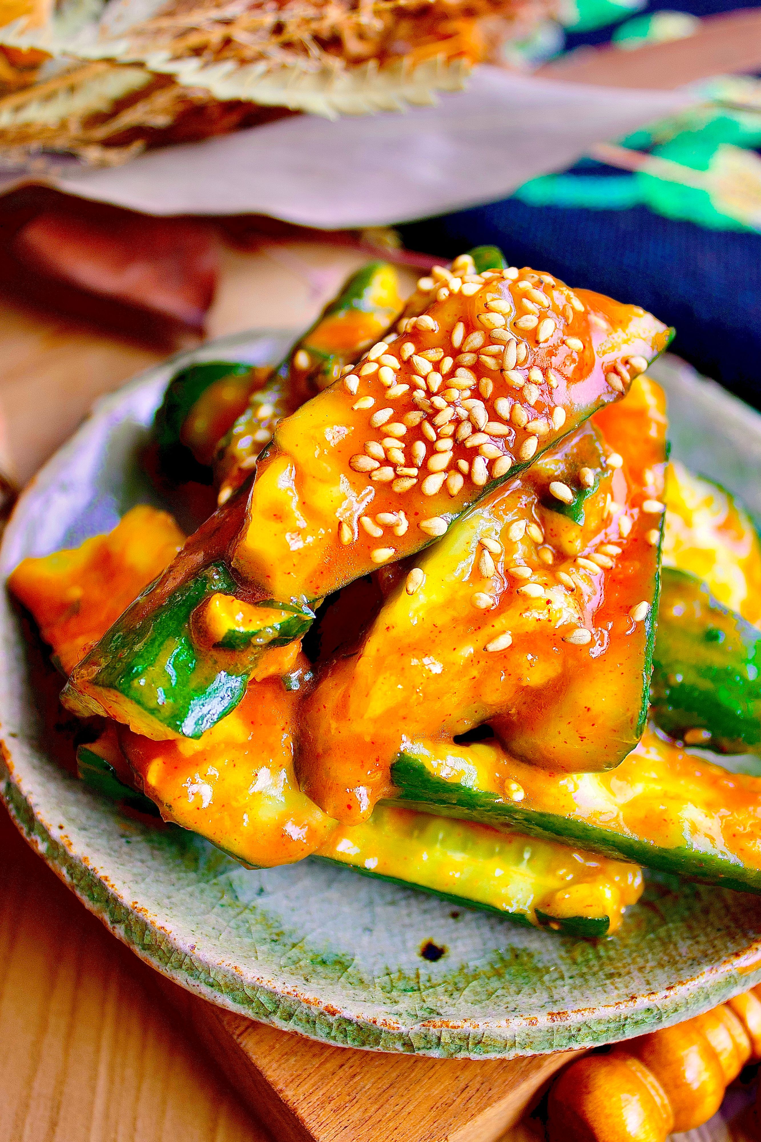 悪魔的絶品／ポリ袋5分【旨辛コチュジャンのたたききゅうり】 | レシピ