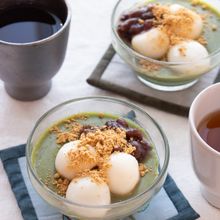 【簡単おやつ】とろ～り食感！抹茶豆乳プリン