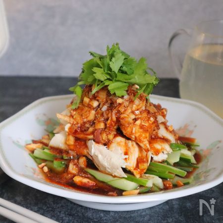 ささみdeよだれ鶏 あっさりピリ辛 By おおもと のりこ 大本紀子 レシピサイト Nadia ナディア プロの料理家のおいしいレシピ