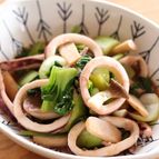 イカと青梗菜のオイスター炒め