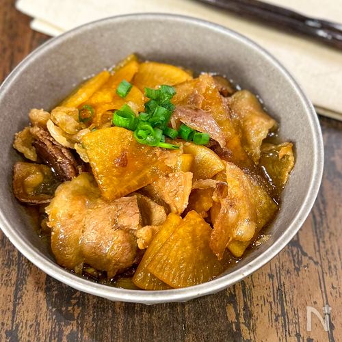 【豚バラ大根】材料2つで最強のご飯泥棒！