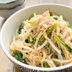 簡単‼︎もやしと小松菜のごまポンナムル