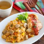 【スパイシージャンバラヤ】炊飯器で簡単！子どもと楽しめる！