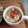 ゆの作ってみた!投稿(［海老とアスパラの塩麹レモンスープ］さっぱり味！おもてなしに)