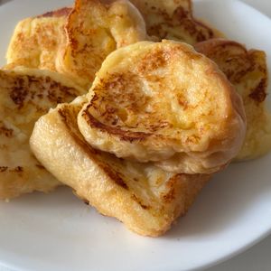 琉の作ってみた!投稿(ポリ袋でしみしみ♪【爆速フレンチトースト】)