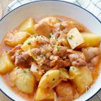 レンジで絶品！甘辛鶏じゃがチーズ