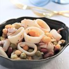 いかとミックス豆のマリネ