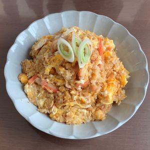 そうちゃんまま。の作ってみた!投稿(すき焼のたれで簡単‼︎甘辛かにかまチャーハン)