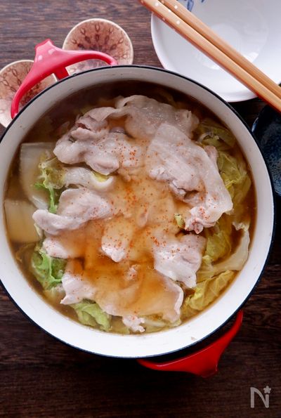 うまダシ 無限 白菜鍋 野菜不足解消レシピ By Kanna レシピサイト Nadia ナディア プロの料理家のおいしいレシピ