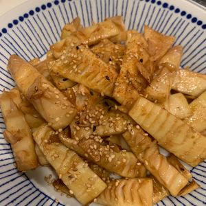ぐ〜たら子の作ってみた!投稿(調味料１つ！淡竹のオイスターきんぴらメンマ風)