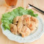 驚きの柔らかさ！鶏むね肉のからし醤油焼き