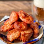 うま味たっぷりジューシーな梅昆布めんたい唐揚げ