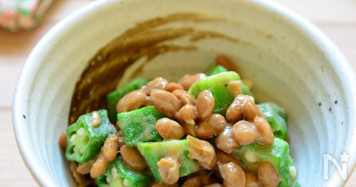 【オクラの鰹だし納豆和え】ご飯が進みすぎる美味しさ♬