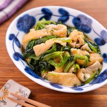 【ほうれん草と油揚げのおひたし】レンジ&冷凍ほうれん草で時短
