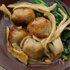 れんこんつくねの簡単あんかけ