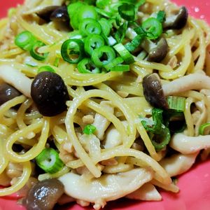 ヴェルの作ってみた!投稿(【納豆ときのこのワンパン和風スパゲッティ】ひと皿で満足♪)