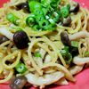ヴェルの作ってみた!投稿(【納豆ときのこのワンパン和風スパゲッティ】ひと皿で満足♪)