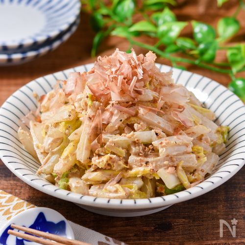 ごまポンおかか白菜│材料は白菜だけ！抱えて食べたい5分副菜