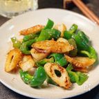 【ちくわとピーマンの甘辛にんにく炒め】簡単すぐ♪あと一品に◎