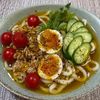 楽ラク手抜キッチン🐶🐾の作ってみた!投稿(【汁まで飲み干したい!冷やしカレーうどん】火を使わず!3分)