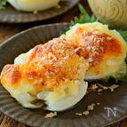 【新たまねぎのチーズ焼き おかか醤油】じゅわっとあまい♡