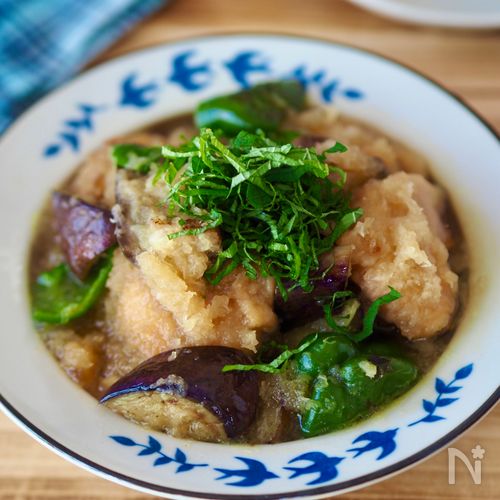 【鶏と夏野菜のみぞれ煮】汁まで飲み干すさっぱり美味しいレシピ