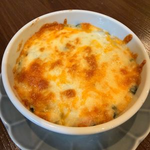 でぃみママの作ってみた!投稿(【里芋とほうれん草のグラタン】小麦粉不要♪レンジで簡単絶品)