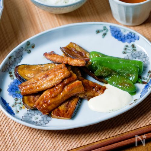 【さんまとなすのカレーかば焼き】魚が苦手なお子さんに♪