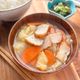 さつま揚げと白菜の味噌汁＼いつものお味噌汁に新提案♪／