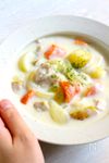 レンジで作るクリームシチュー