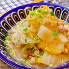 【レンジで簡単!!】豚バラ白菜の担々和え
