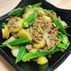 ミラモリの作ってみた!投稿(ひき肉とオクラとじゃがいものカレー炒め)