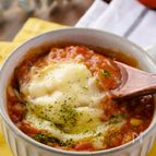 家にあるもので💛レンジで５分♪トマトジュースの濃厚リゾット