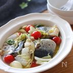 めっちゃ簡単なのに激旨♡白菜と塩さばのアヒージョ