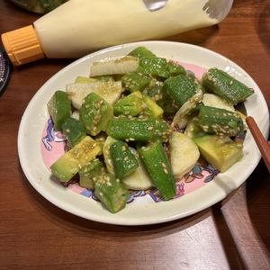 1169387の作ってみた!投稿(【アボカドと長いもオクラの胡麻つゆ和え】食感◎ごま油香る♬︎)